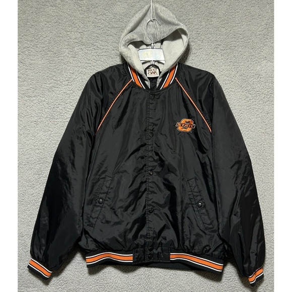 Nike Jackets & Blazers - Oklahoma State Cowboys Hooded Jacket Mens L Red Oak Vintage